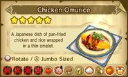 Chicken Omurice.