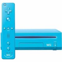 A blue Wii Family Edition