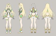 Mythra's concept art.