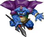 Ganon holding the Trident