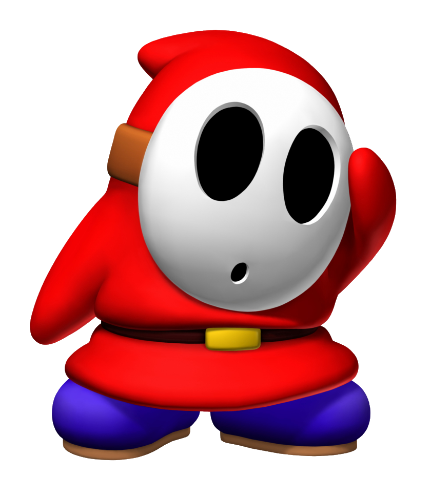 shy guy under the mask