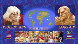 Character Select screen.