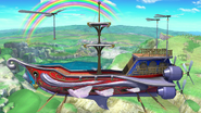 The Rainbow Ride stage from Super Mario 64.