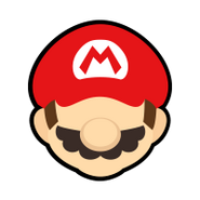 Mario stock icon in Super Smash Bros. Ultimate.