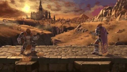 Ganondorf performing Wizard's Foot in 