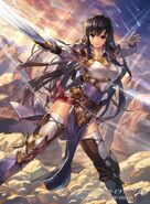 Artwork of Ayra from Fire Emblem Cipher by cuboon.