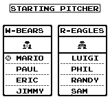 Baseball Game Boy Selezione