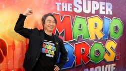 Shigeru Miyamoto 04/01/2023 The Special Screening of The Super Mario Bros,  Stock Photo, Picture And Rights Managed Image. Pic. PLX-34511-150HNW