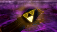 Farore's triforce on Link's hand