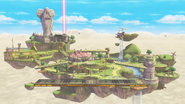 The Skyloft stage from The Legend of Zelda: Skyward Sword.