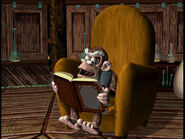 Cranky in the second season of the Donkey Kong Country TV show.