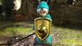 In Dragon Quest Heroes II with Slime Knight shield.