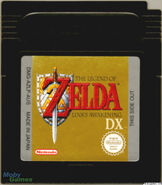 The game cartridge.