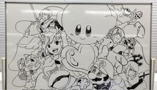 Super Smash Bros Wii U 3DS staff drawing