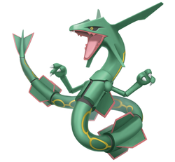 Shiny Rayquaza (Pokemon Art Academy) by ArbiterZero -- Fur