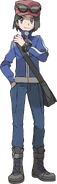 Calem, the male player character.