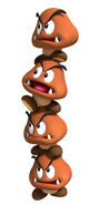 A stack of Goombas.