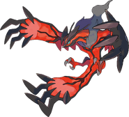 Yveltal, the "Y" mascot.