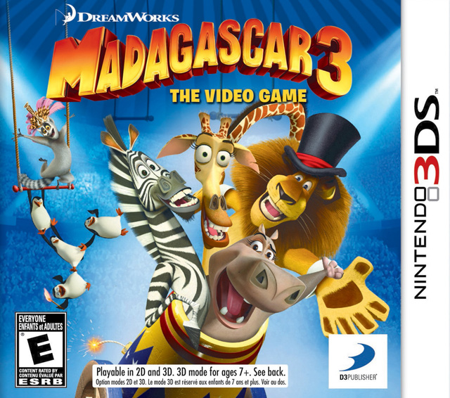 Madagascar 3 The Video Game Nintendo 3DS Wiki Fandom