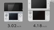 3DS & 3DS XL screen comparison.