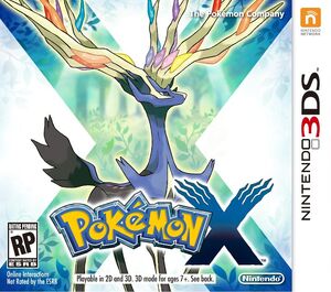 Pokémon X box art