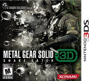Metal Gear Solid Snake Eater 3D NA box art