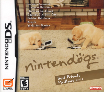 dog game on ds