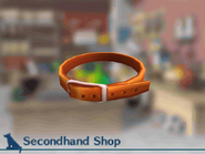 Orange Leather Collar (DS)