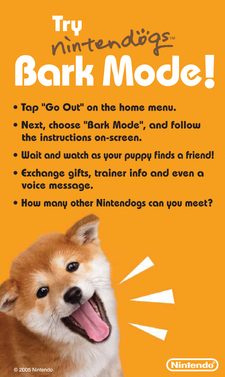 Card nintendogs barkmode