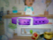 Purple Leather Collar (3DS)