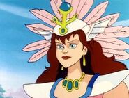 Lana wearing Konga's headdress ("The Lost City of Kongoland")