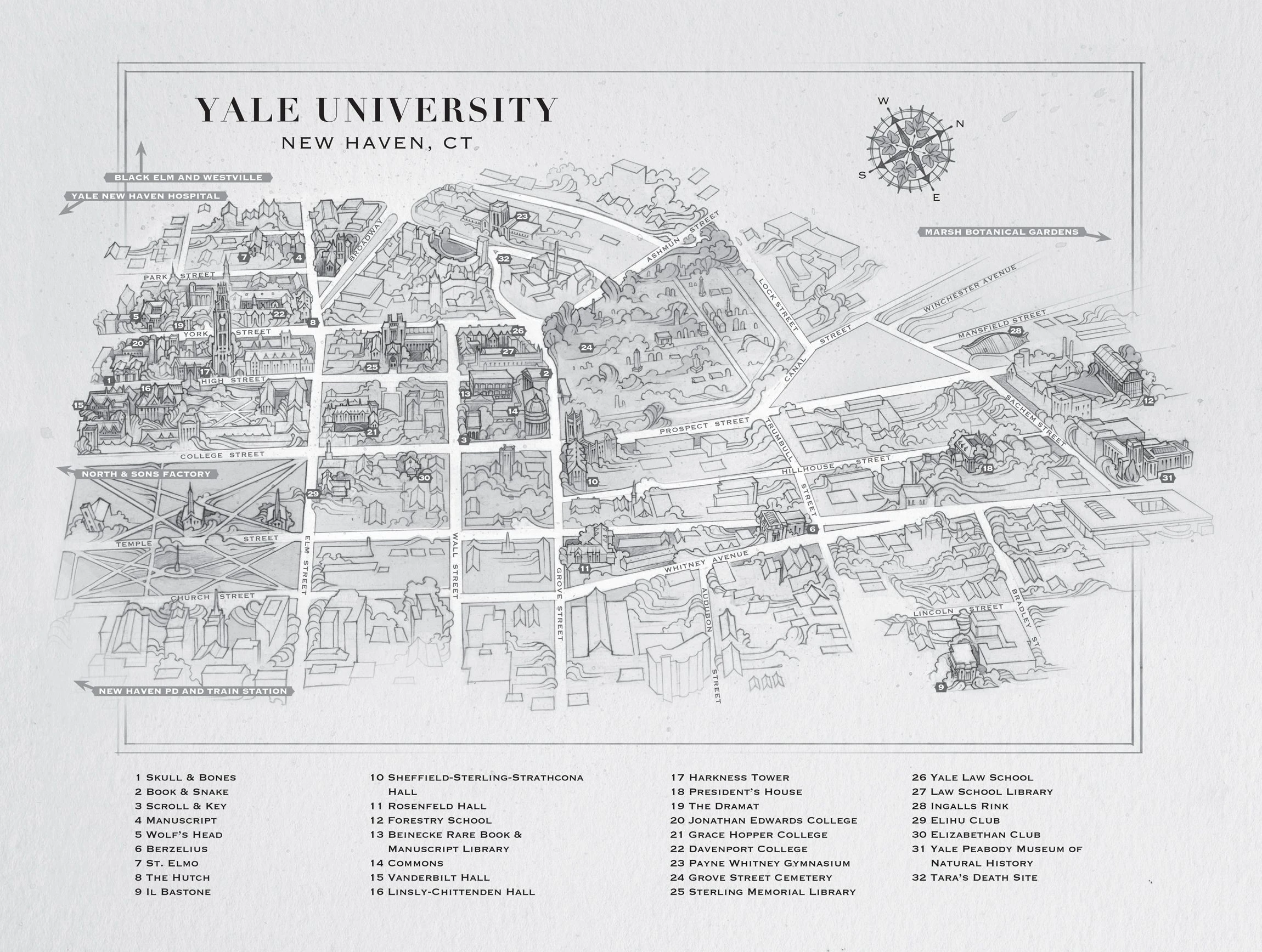 ninth house map