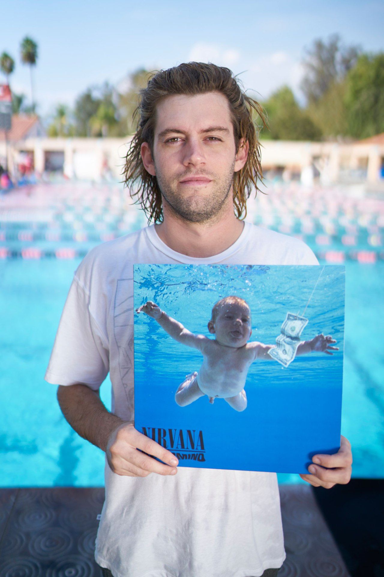 baby from nirvana nevermind cover