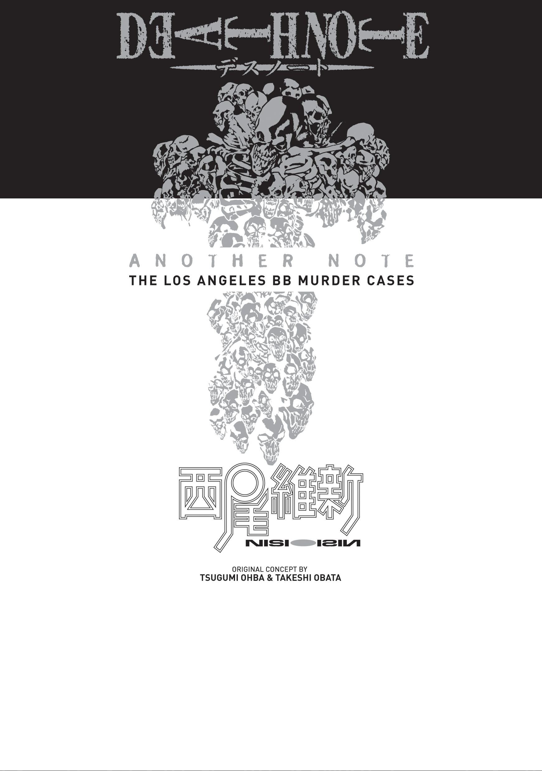 Death Note Another Note: The Los Angeles BB Murder Cases Death Note Another Note: The Los Angeles BB Murder Cases