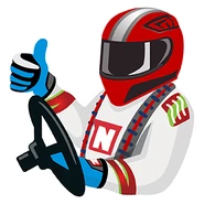 Racer Thumbs Up