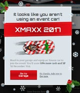 Not using an Event car During the 2017 Xmaxx Event