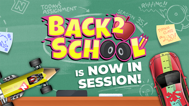 End of Back2School Season in Nitro Type!!!