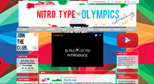 NitroType Olympics Screenshot