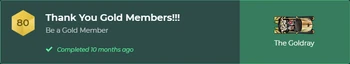 Thank You Gold Members!!! V3