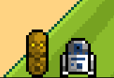 C-3PO and R2-D2 for the Star Wars Question