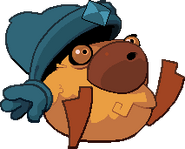 The blue duck on the Nitrome steam page's background art