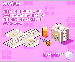 Papercraft Pixel Character Papercraft Classic Blocks Pixel