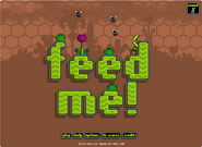 The titlescreen for Feed Me