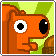 An avatar of the orange squirrel