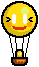 An old version of the Toothy smile balloon