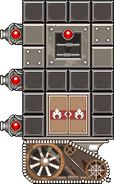The first phase of the Steamlands tank