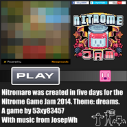 Cuboy in the menu of Nitromare