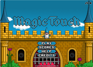 The titlescreen for Magic Touch