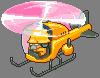 Barry in a helicopter in the Nitrome 2.0 (skin)