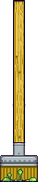 A broom-like block